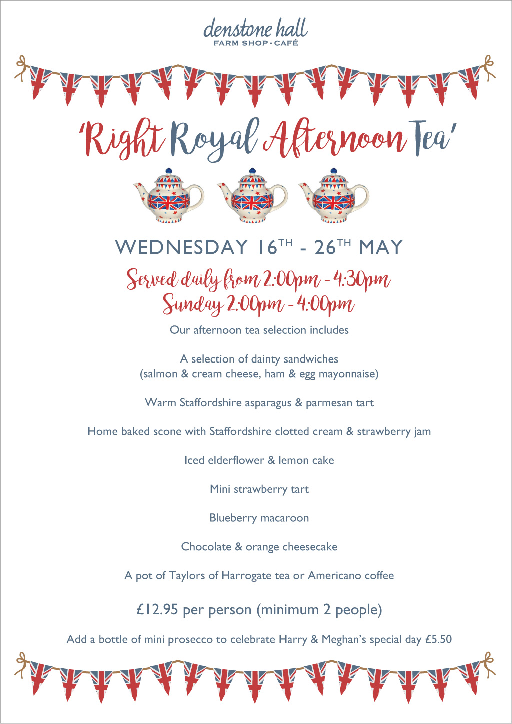 Right Royal Afternoon Tea